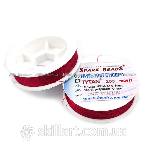 Нитки для бисера Tytan 100 Spark Beads (100м)